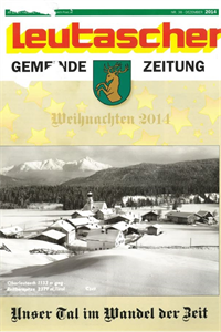 Cover Gemeindezeitung 2014
