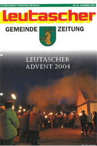 Cover Gemeindezeitung 2003