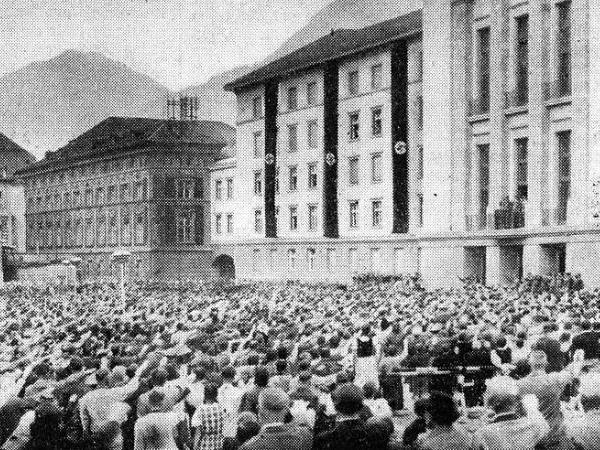 Foto Landhausplatz von 1940